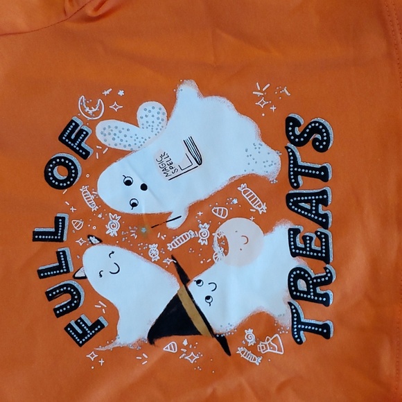 Baby Girls Carter's FULL of TREATS Halloween Top & Leggings 12 Mo 24 Mo NWT - Picture 4 of 5